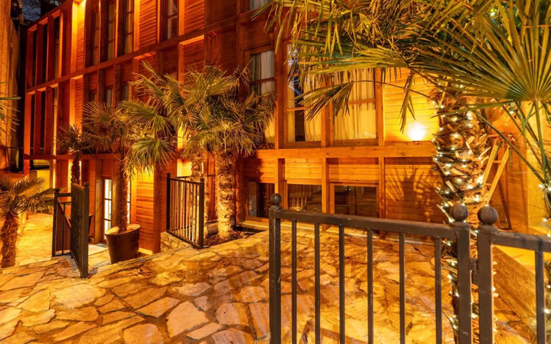 Palm Tbilisi courtyard featured in the design concept